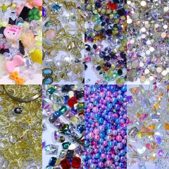 1bottle Mixed Shape Craft Gems Jewels Acrylic Flatback Rhinestones Gemstone For Arts And Crafts Jewels