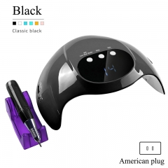 Black American plug