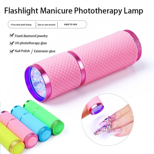 1pcs LED Flashlight Nail Polish Special Small LED Lamp Portable Lamp Manicure Phototherapy Lamp