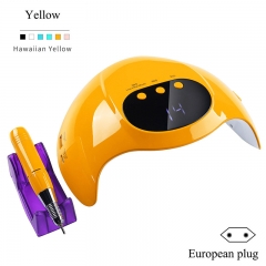 Yellow European plug