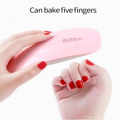 1pcs Portable Mini 6W Nail Dryer LED UV Lamp Micro USB Charges Gel Varnish Nail Polish Curing Machine Manicure Lamps Nail Art Tools