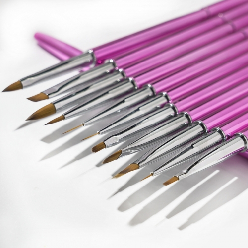 1Set High Quality Metal 3D Nail Art Drawing Pen Drawing Nail Art Special Pen Nail Art Brush