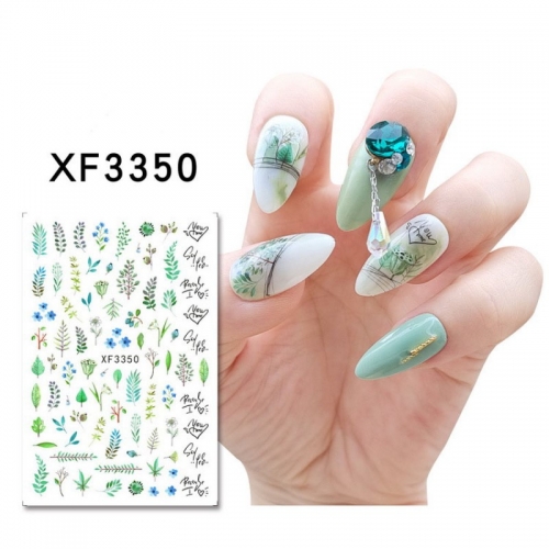 1 Pcs Summer Wind Lotus Water Grass Sticker Ins Cactus Four-Leaf Clover Sticker Sticker