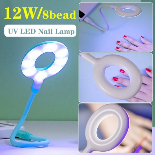 1 Pcs 12W LED Lamp For Nails UV Nail Lamp Fast Drying Builder Gel Polish Mini Portable Nail Tools 