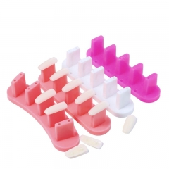 1set Non Adhesive Nail Care Piece Set Display Rack Convenient Base Detachable Nail Enhancement Practice Rack