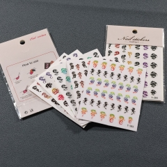 1Pcs Dragon 3D Nail Art Stickers Japan Designs Nail Ornament Self-adhesive Dragon Nail Stickers