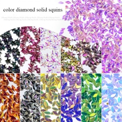 1bag Color Diamond Star Gel Glitter Nail Polish Diy Nail Art Decoration Sequin