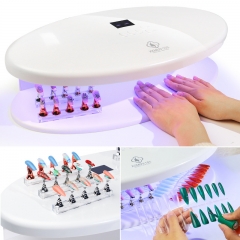 1 Pcs Nails Lamp 256W LED Lamp For Manicure Nail Dryer Machine Gel Nail Polish Auto Sensing Nail Tools LCD Display