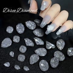 1bag Nail Art Crystal Glitter Rhinestone 3D Nail Art Decoration Color Acrylic Diamond Drill