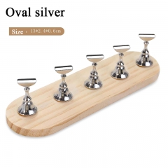 Oval silver