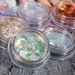 1jar Nail Sequin Dreamy Color Irregular Thin Sheet Ice Penetrating Nail Enhancement Accessory