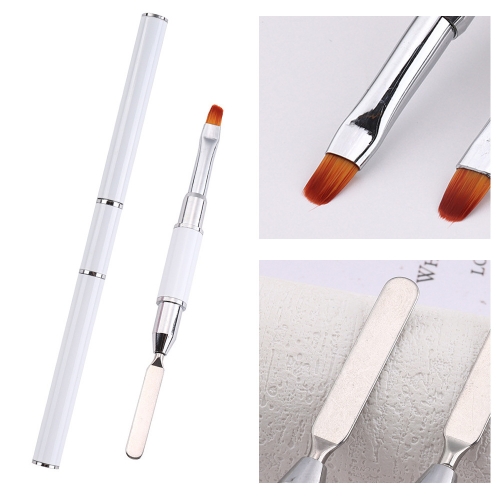 1 Pcs Double headed Pen Tool Nails Accessories Nail Art Glue Pen Light Therapy Pen Embossing Tools
