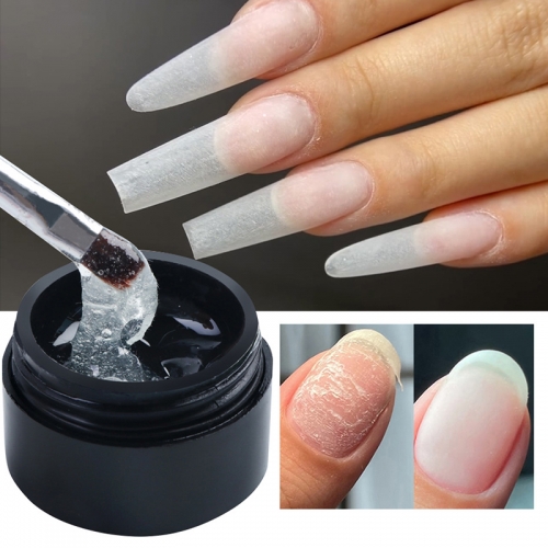 1Jar Extension Nail Gel Clear Phototherapy Hard Gel Nails Quick Extend Enhancement Nail Art Glue