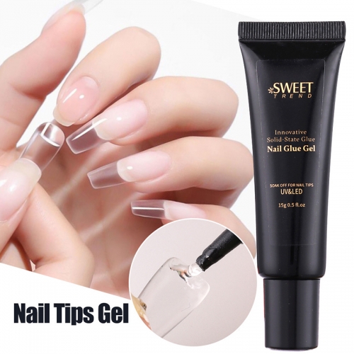 1pcs Nail Art Nail Phototherapy Glue Adhesive Tool Transparent Hose Patch Glue Nail Patch Gel Glue