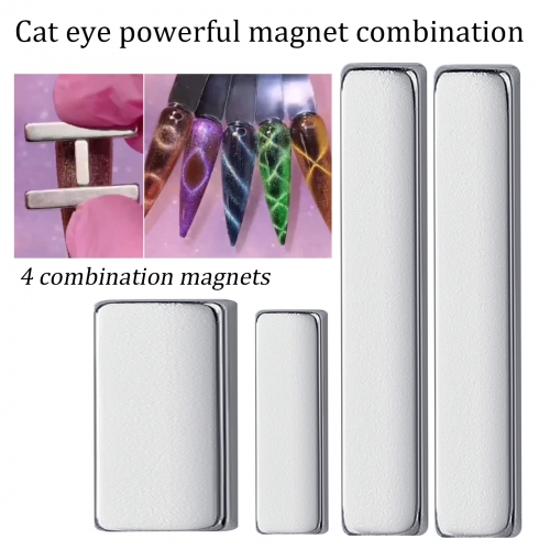 4pcs/set Manicure Multifunctional Magnetic Stick Cat Eye Powerful Magnet Combination For Nails Art Decoration Made Different Effect