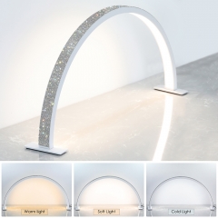 1 Pcs Half Moon U-shaped Nail Beauty Light fixture Beauty Salon Desktop Nail Care Table Lamp Nail Tool