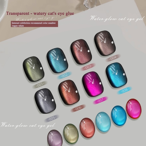 1 Bottle Cat Eye Gel Nail Polish Magnetic Gel Phototherapy spar  Varnish Nail Art Glue Nail Glue