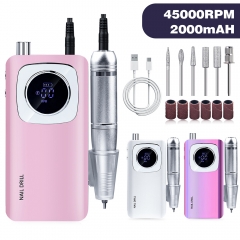 1 Pcs Portable V4 Nail Drill Professional Nail Drill Machine 45000 RPM Electric Nail Nail Tool