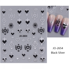 2654 Black Silver