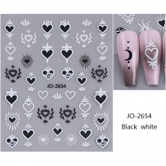 2654 Black White