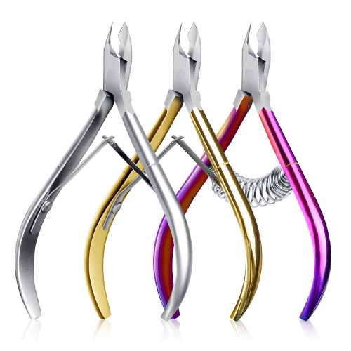 1Pcs Nail Cutter Cuticle Nippers Profesional Ingrown Toenail Scissors Dead Skin Removal Stainless Steel Nail Clipper Pedicure Tool Nail Tool