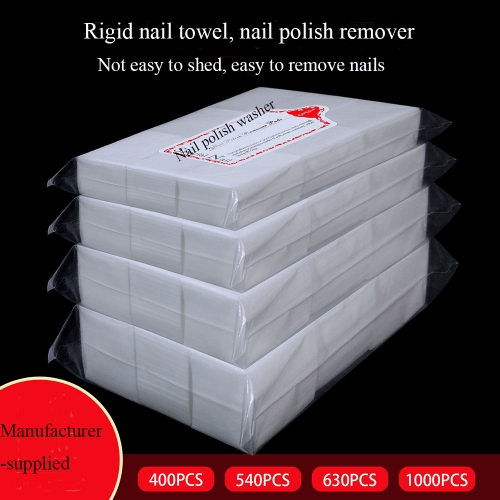 1Bag 100% Cotton Nail Art Removal Wipes Paper Pad 400/540/630/1000Pcs Lint Free Gel Polish Cleaning Manicure Nail Remover Cotton Wipe Nail Tools