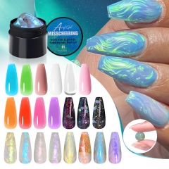 1jar Solid State Quick Builder Extensions Nail Gel Shape Non-sticky UV LED Glue For Nail Tool