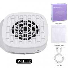 1Pcs Mini Nail Dust Collector Extractor Fan For Manicure Machine Powerful Nail Vacuum Cleaner With Remove Paper Filter Nail Equipment Nail Tool