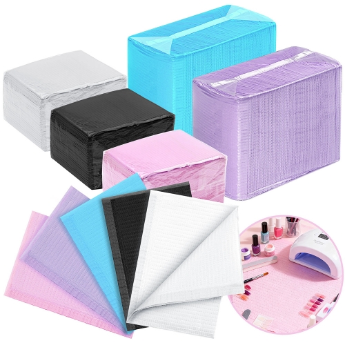 1Bag Tattoo Clean Pad Waterproof Disposable Cleaning Wipes TableCloth Cover Patient Dental Napkins Tattoo Bib Accessory Nail Tool