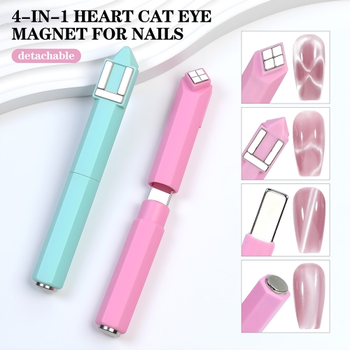 1Pcs Strong Magnetic Multi-functional Nail Magnet Tool Pens Magnetic Cat Eye Gel Polish Nail Art Kit for DIY Salon Studio or Home Use Nail Tool