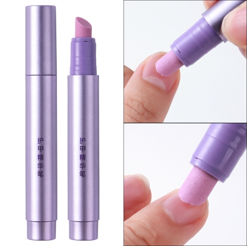 1pcs 3-in-1 Cuticle Oil Pen Dead Skin Remover Cuticle Pusher Grinding Pen With Ceramic Tip Cuticle Remover Pen Nail Care Tool