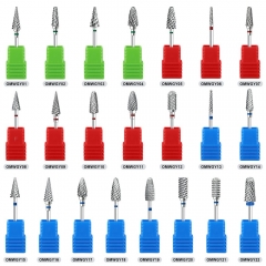 1pc Tungsten Steel Nail Cuticle Drill Bits Carbide Rotate Electric Ceramic Milling Cutter For Manicure Gel Polish Remover
