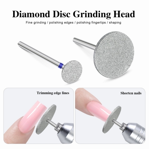 1pc Carbide Milling Cutter Manicure Nail Drill Bits Electric Nail Files Blue Grinding Bits Mills Cutter Nail Art Tools Accessories