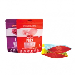 宠物食品自封拉链自立袋 可定制多色凹版印刷