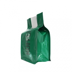 Glossy Printing Box Bottom Aluminum Coffee Bags , Highly Durable