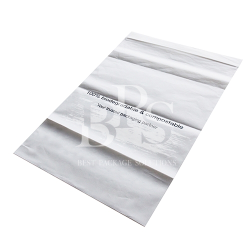 Single Layer Biodegradable Ziplock Packaging Bags For Instant Foods / Garments