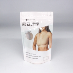 Mono PE Recyclable Resealable Bags For Underwear Garment Packaging