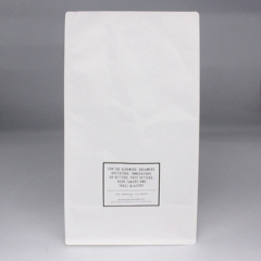 High Performance Compostable Coffee Flat Bottom Bag with PLA Zipper & Valve
