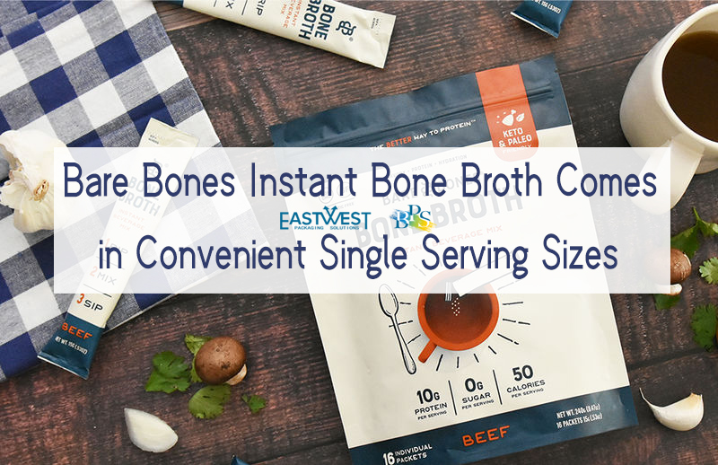 Bare Bones' Instant Bone Broth Comes in Convenient Single Serving Sizes