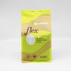 Kraft Paper Compostable Flat Bottom Pouch Good For Non-food Products