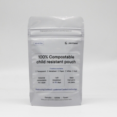 Compostable Mylar 1/4 oz Bags Smell Proof Child Proof Storage Bags