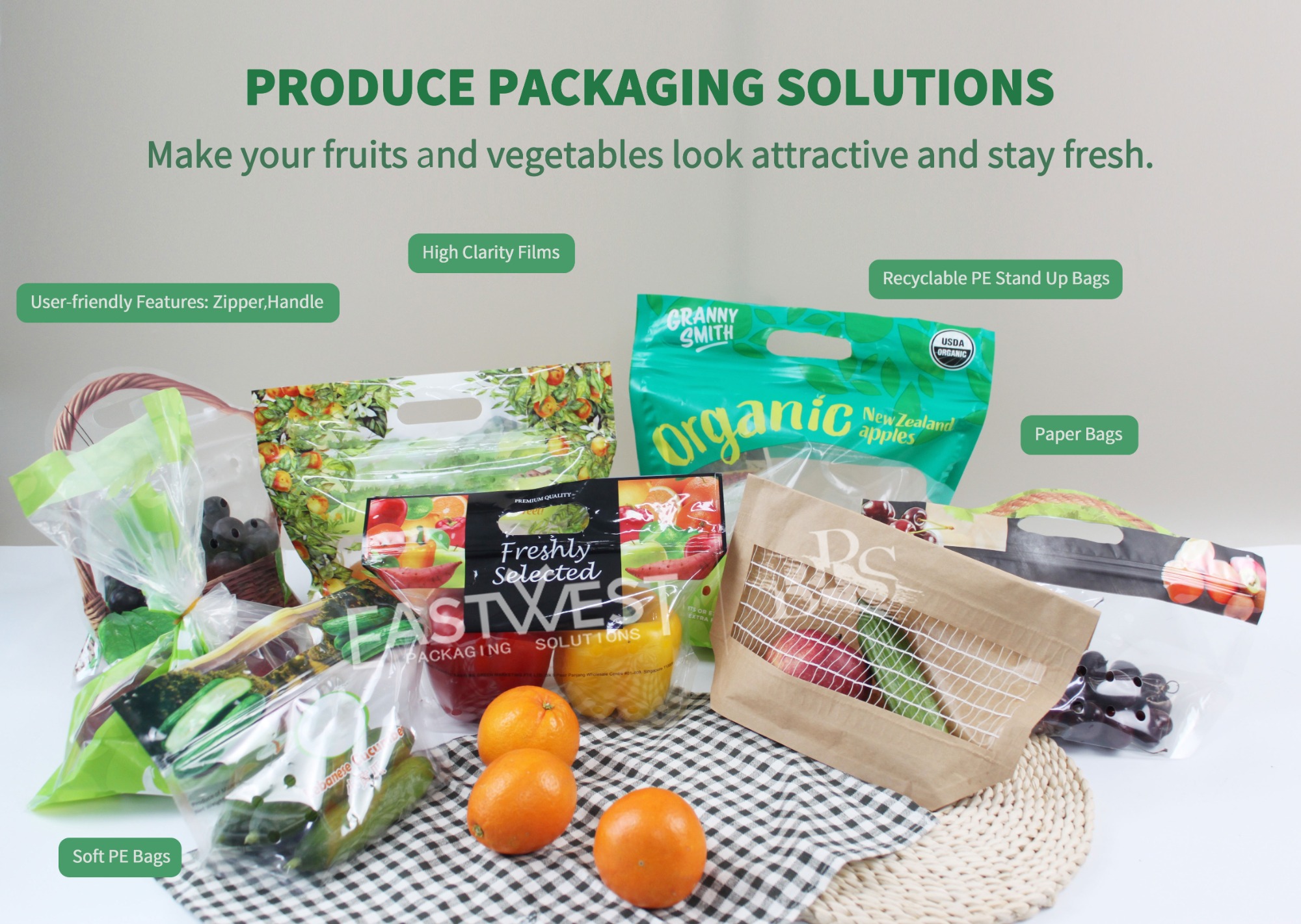 What Unique and Sustainable Produce Packaging Solutions Can You Get?