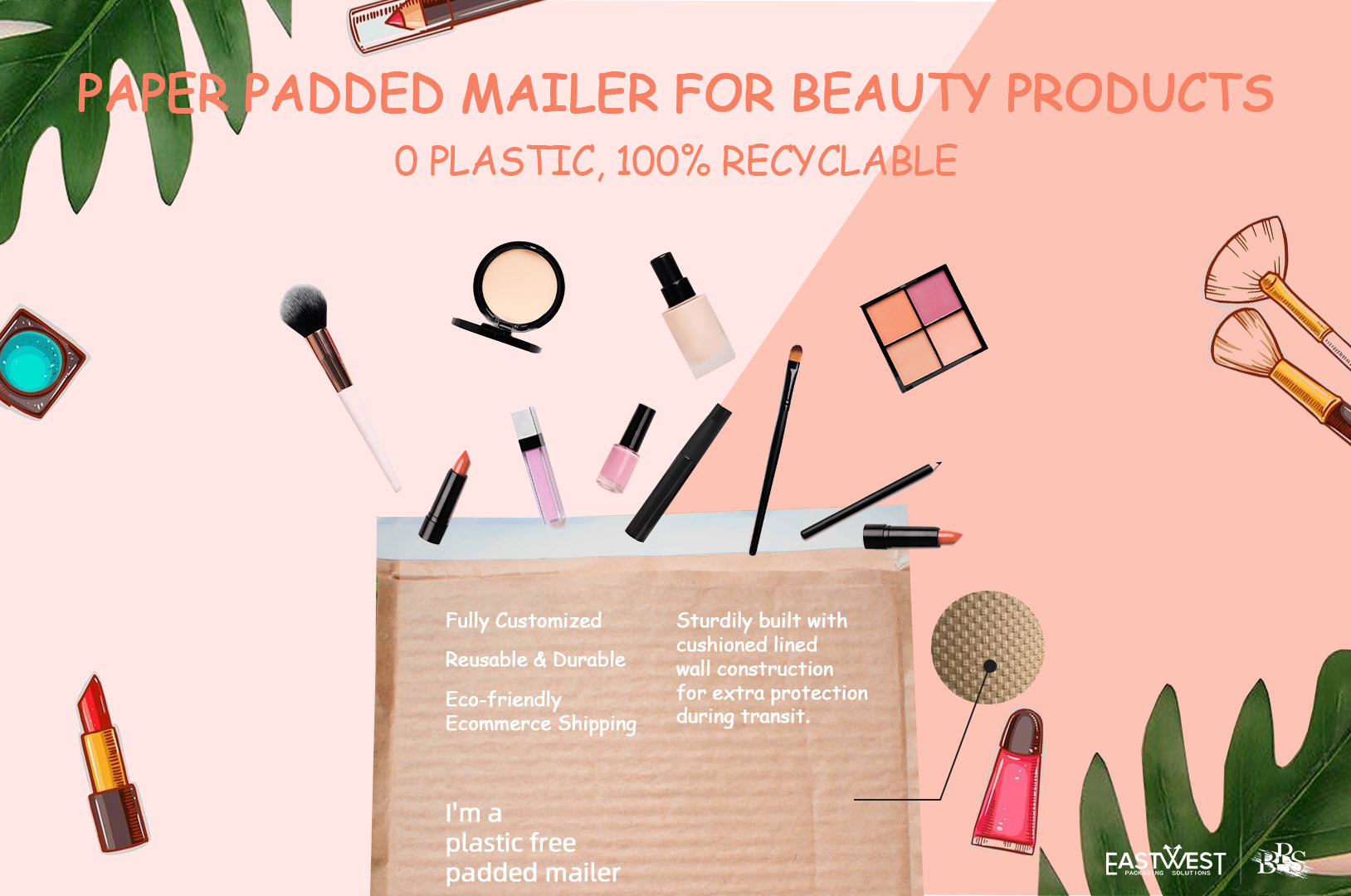 Ship Your Beauty Products in Paper Padded Mailers that Won’t End Up in Landfills