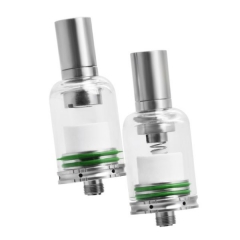 Mr.Bald II White Dry Herb Tank With Ceramic Coil