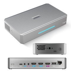 RGBlink streamZ AI Powered Video Capture Card for Streaming, Dual 4K60 Capture & Recording,AI Avatars,Editing, NAS, Live Streaming