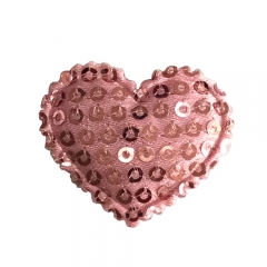 DIY Decoration Pu Heart Applique Patch Jewelry Hair Accessories