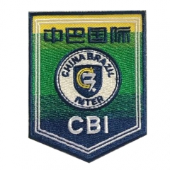 Cheap Patch Factory In China Iron on Embroidery Patches for Custom Tees