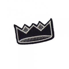 Crown Logo Iron On Embroidery Patch