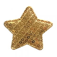 Colorful Fabric Patches Padded Star Shape Felt Garment Appliques Padded Felt Appliques Hair Hat Decorative Ornament