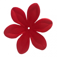 Wholesale padded red color flowers appliques